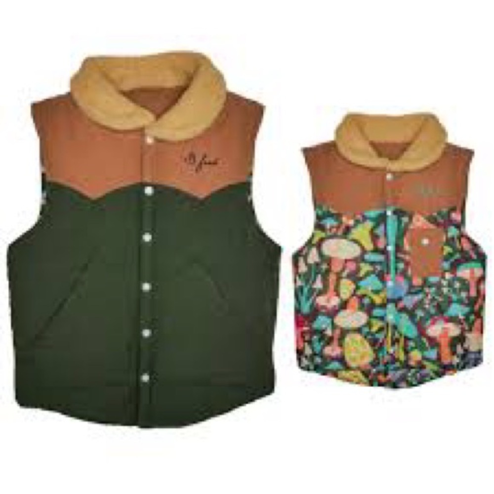 B. Fresh Big Fungus - Reversible Vest Size medium